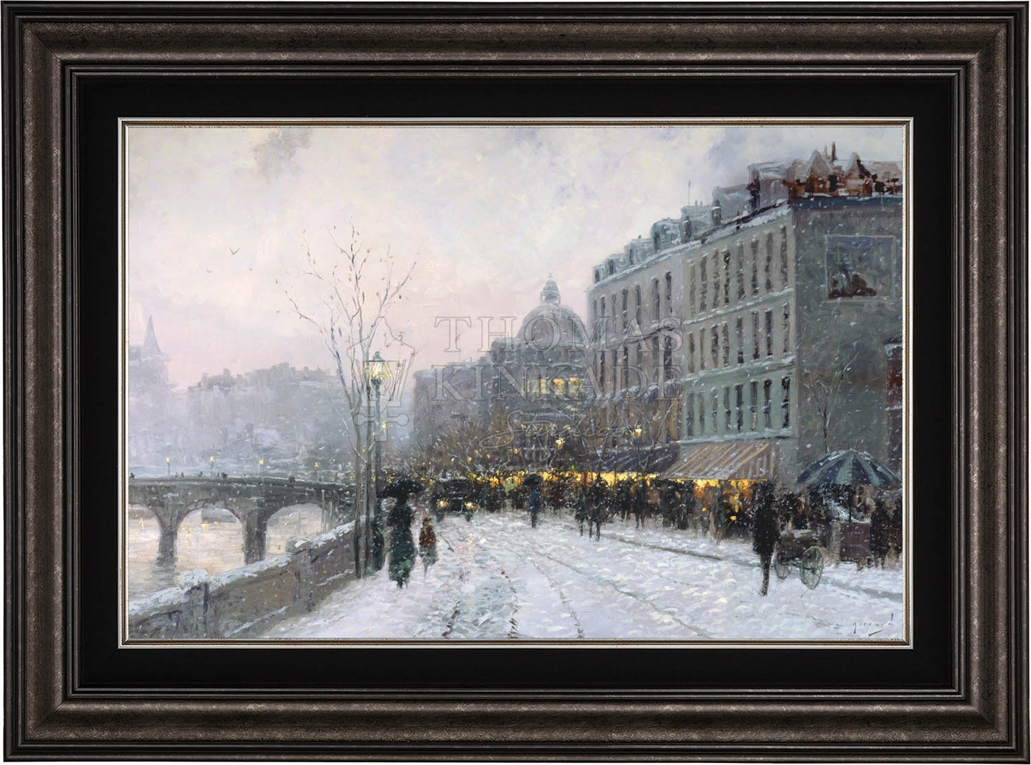 Evening on the Seine - Limited Edition Canvas