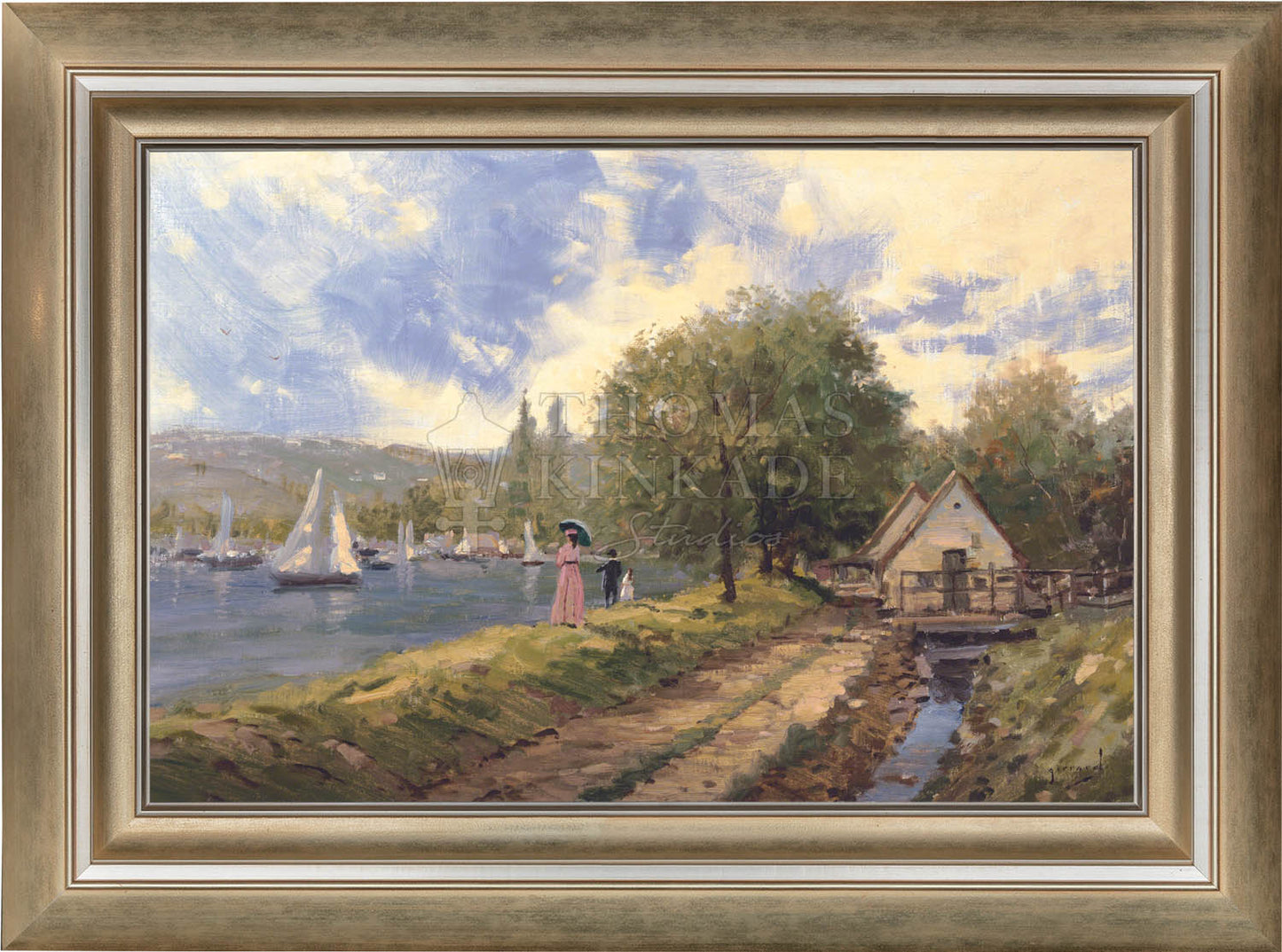 Lakeside Stroll - Limited Edition Canvas