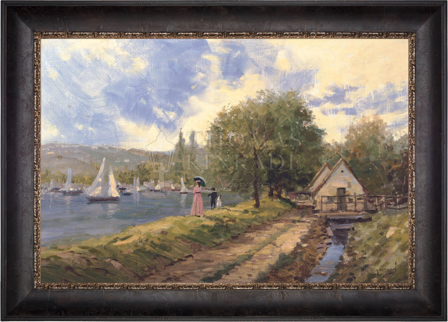 Lakeside Stroll - Limited Edition Canvas