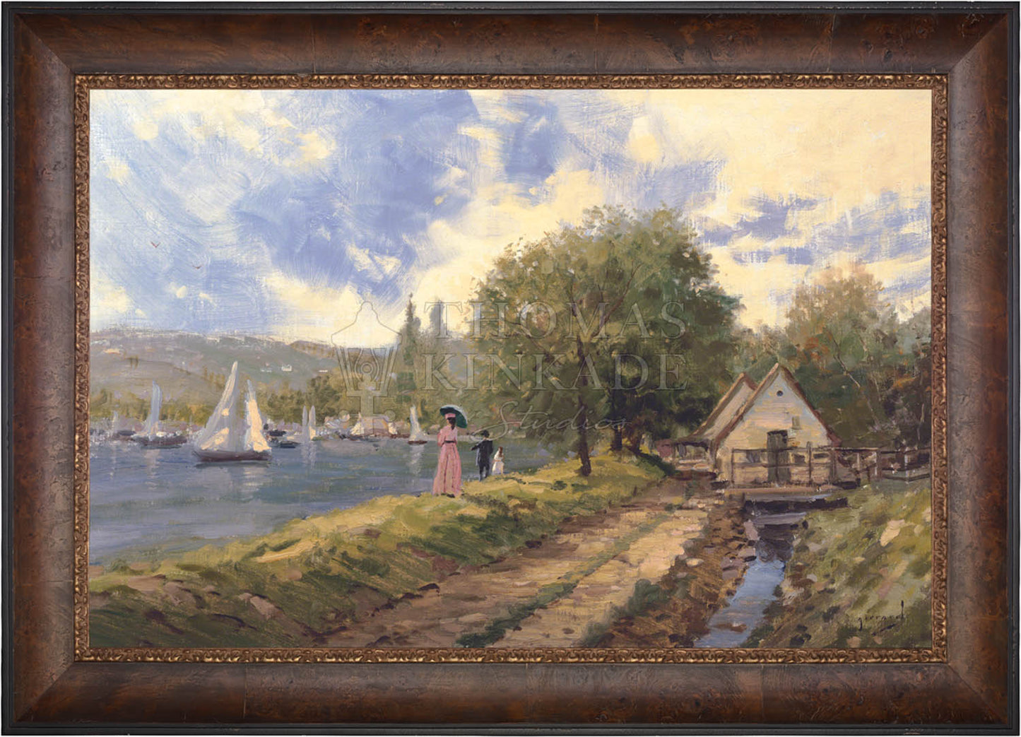 Lakeside Stroll - Limited Edition Canvas