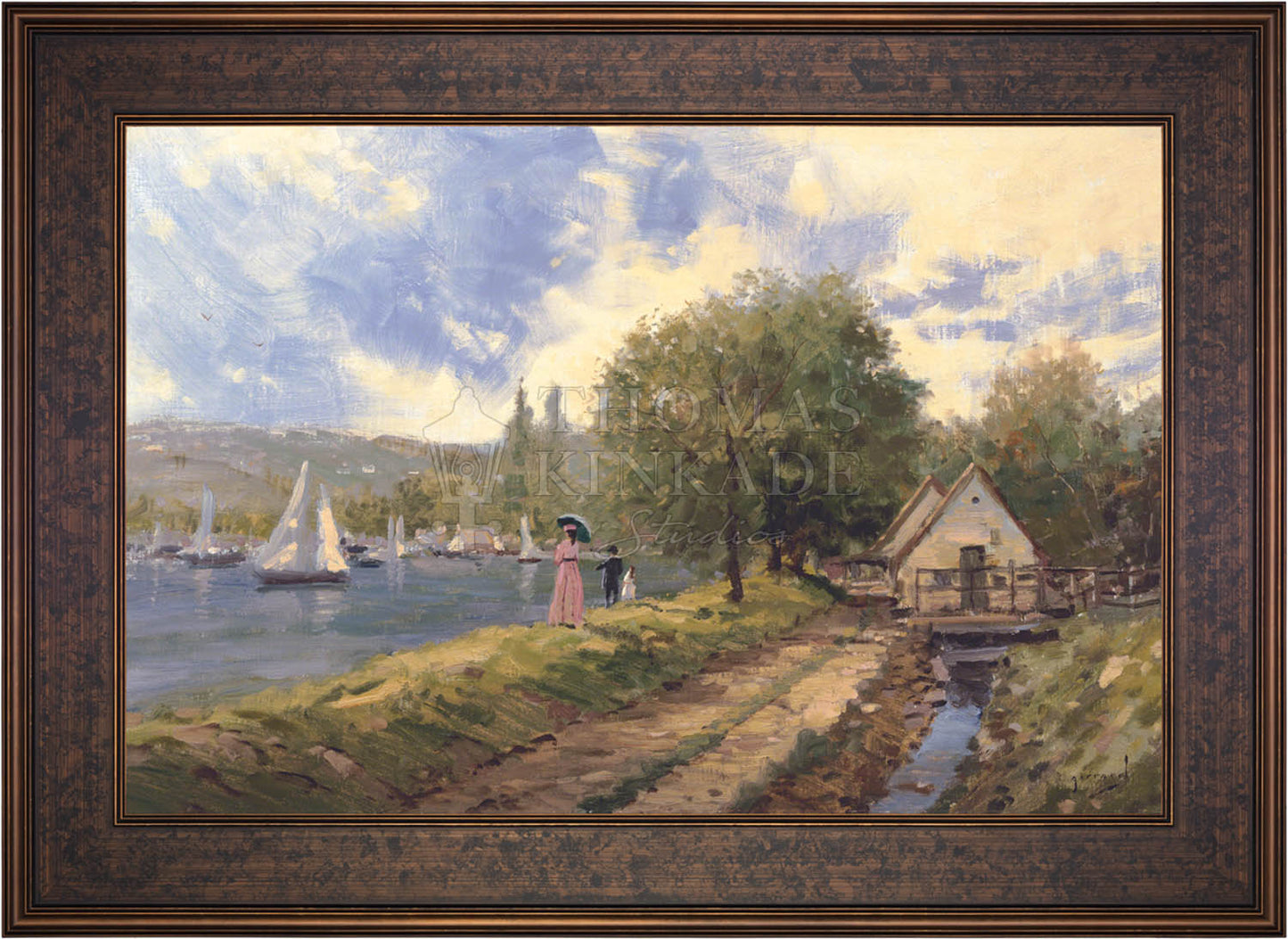Lakeside Stroll - Limited Edition Canvas