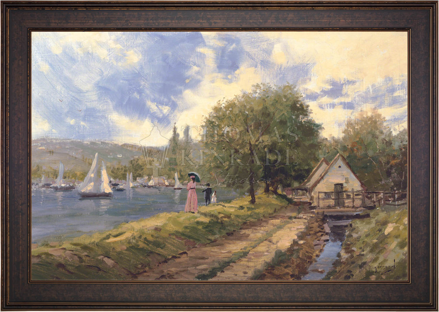 Lakeside Stroll - Limited Edition Canvas