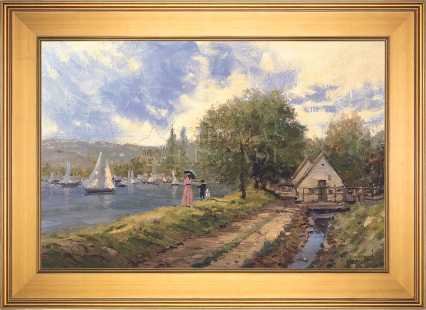 Lakeside Stroll - Limited Edition Canvas