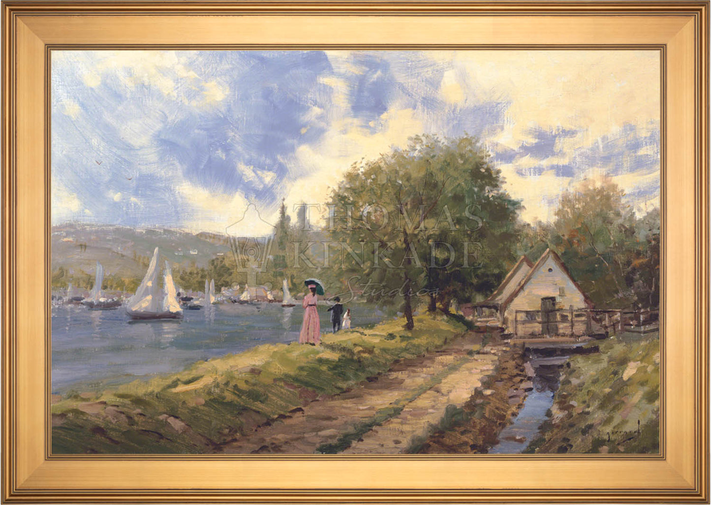 Lakeside Stroll - Limited Edition Canvas