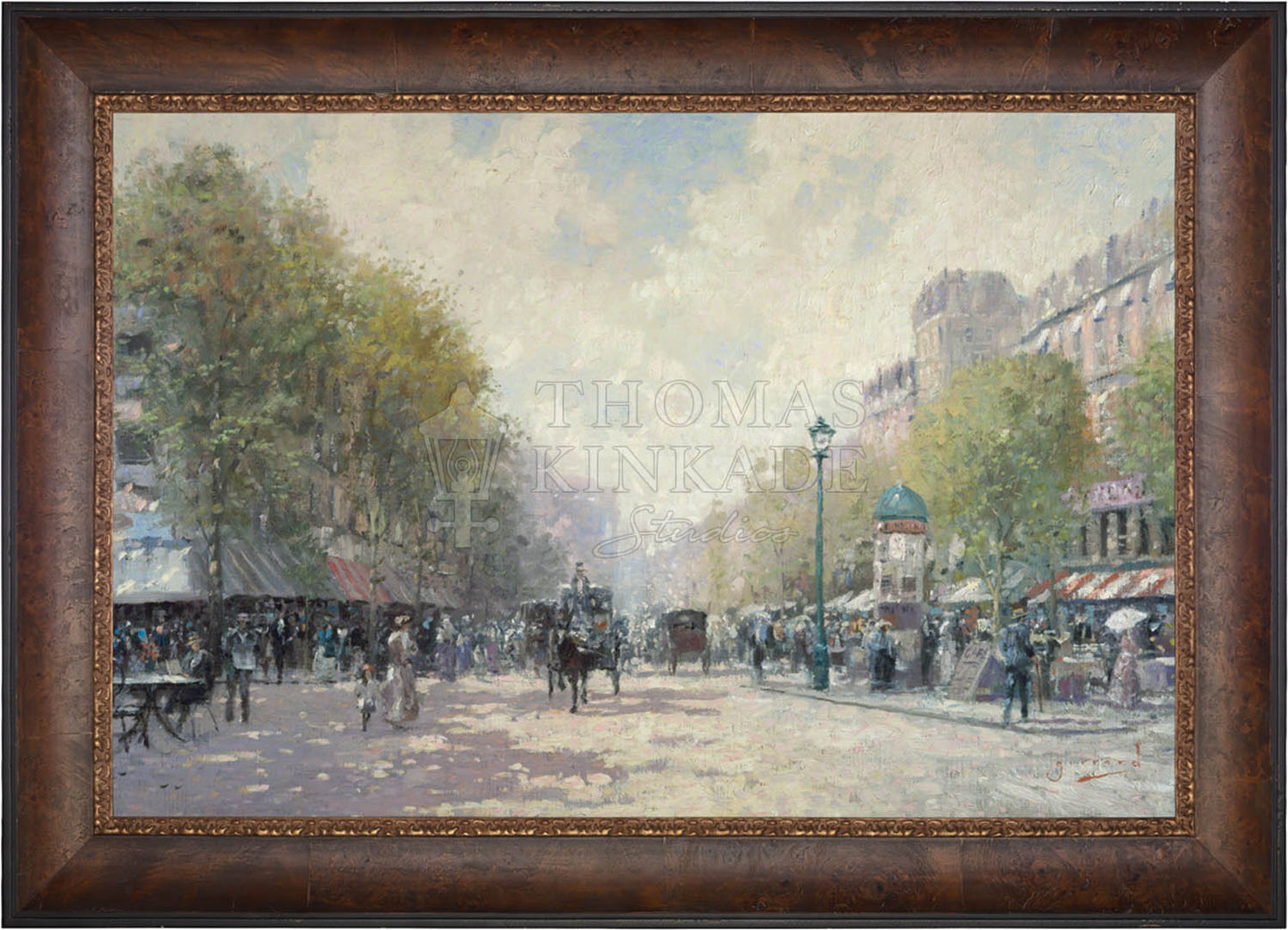 Morning on the Boulevard - Limited Edition Canvas