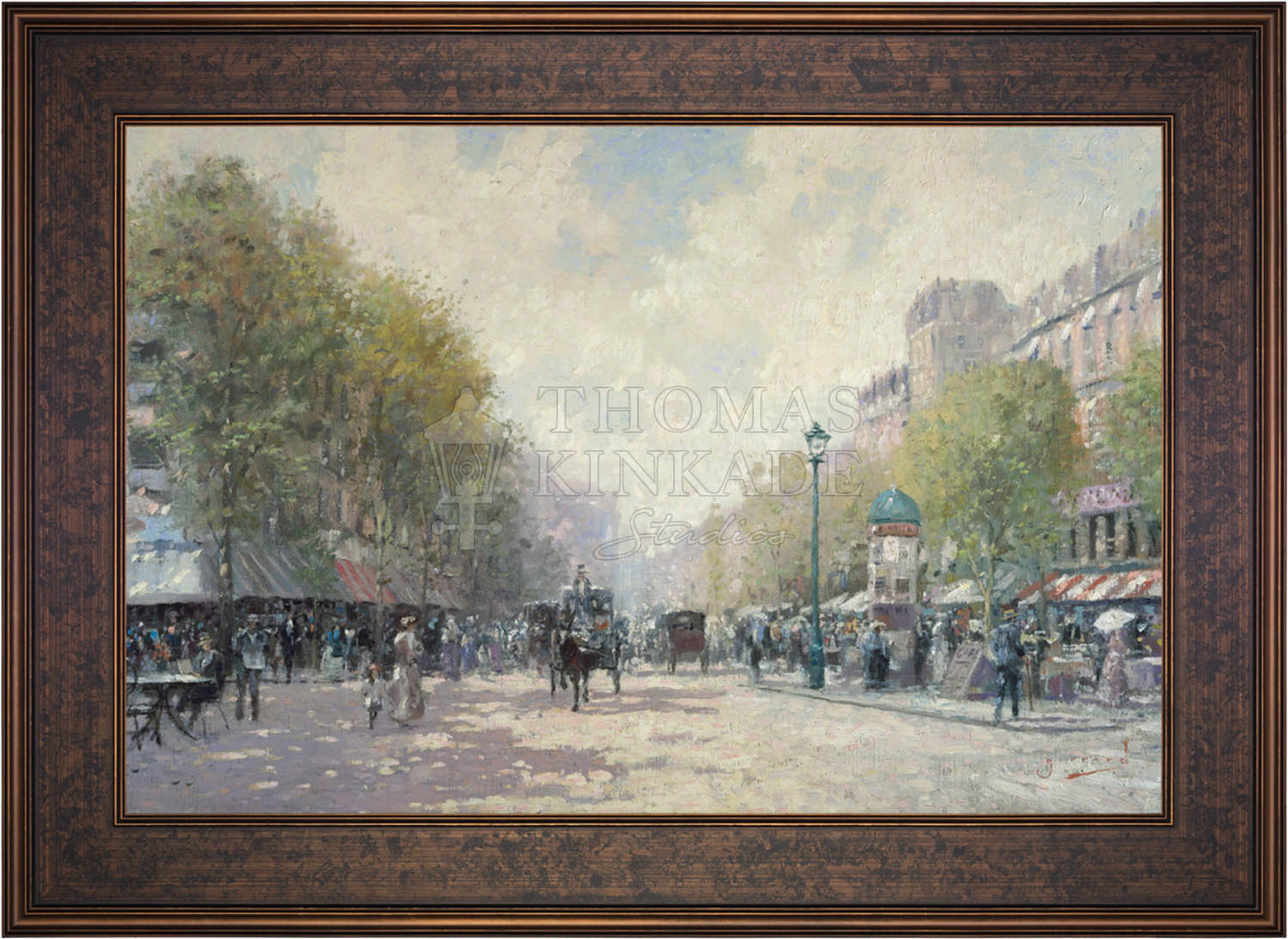 Morning on the Boulevard - Limited Edition Canvas
