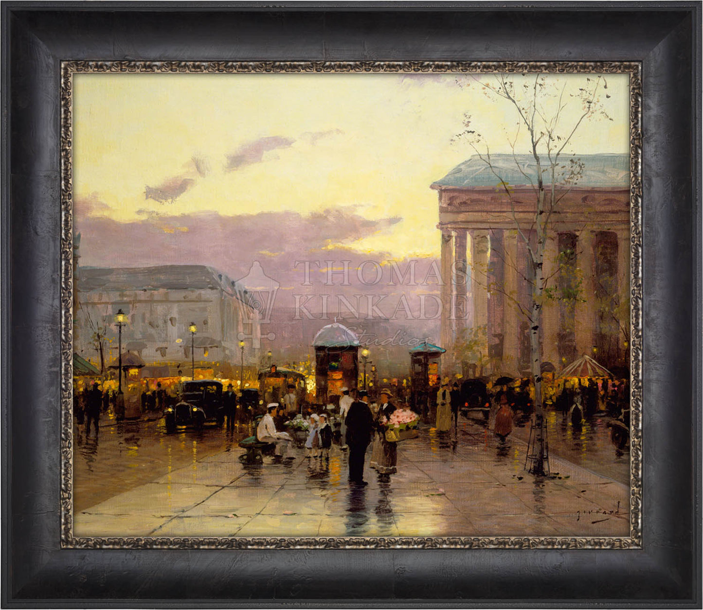 Rainy Dusk, Paris - Limited Edition Canvas