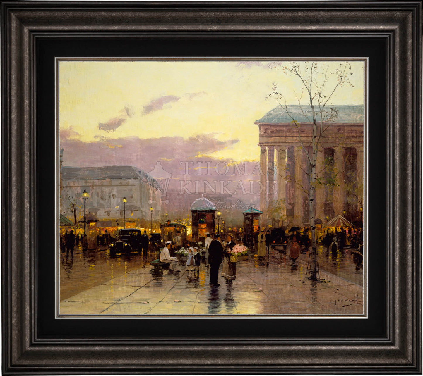Rainy Dusk, Paris - Limited Edition Canvas