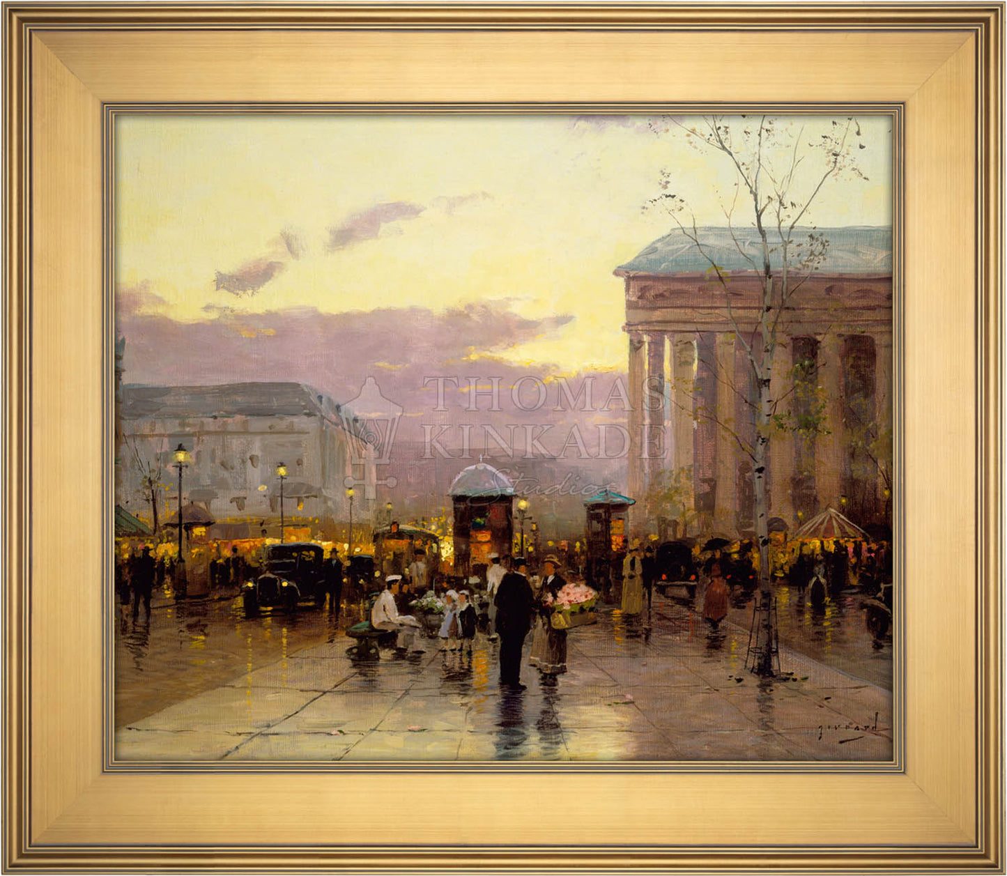 Rainy Dusk, Paris - Limited Edition Canvas