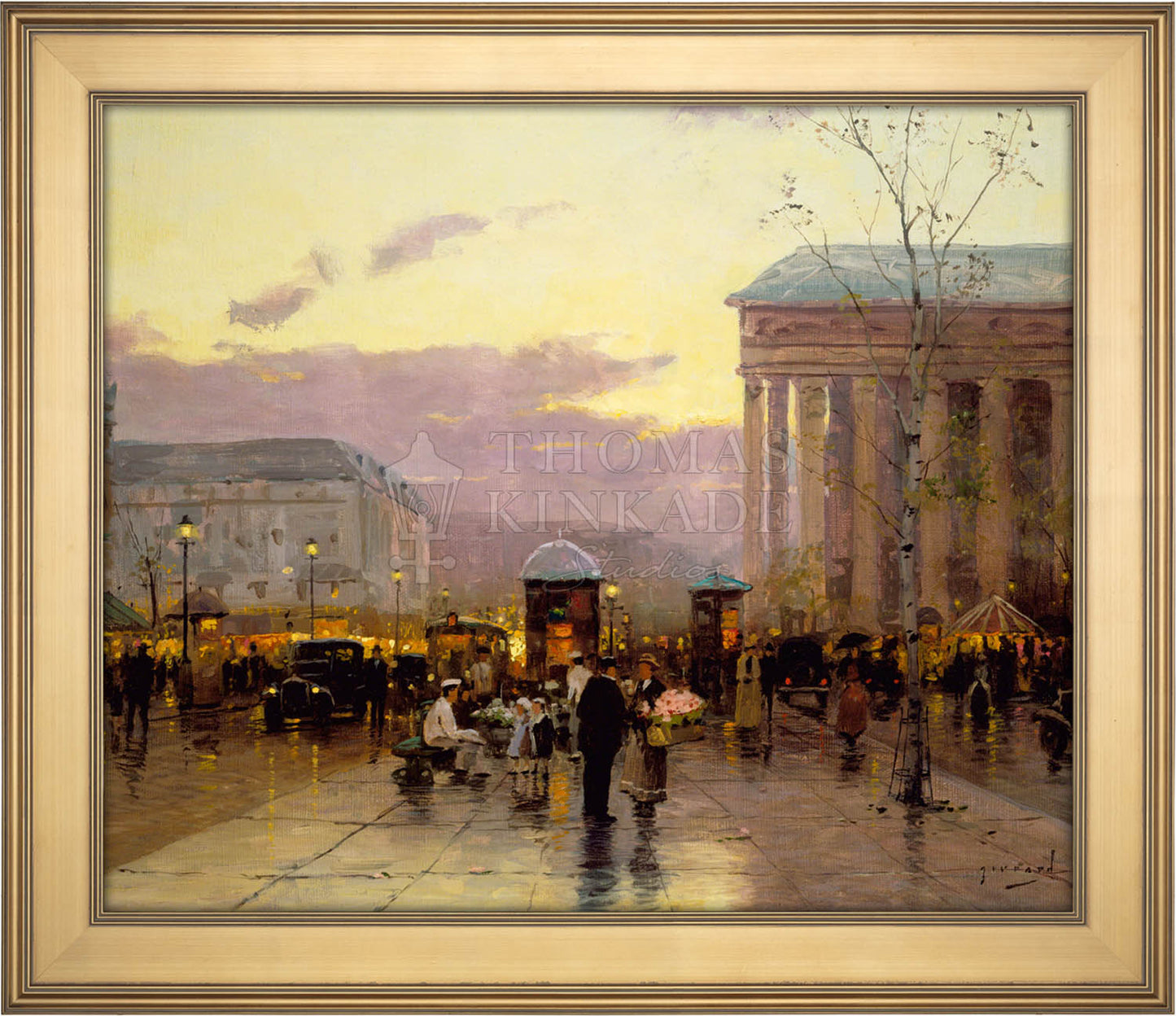 Rainy Dusk, Paris - Limited Edition Canvas