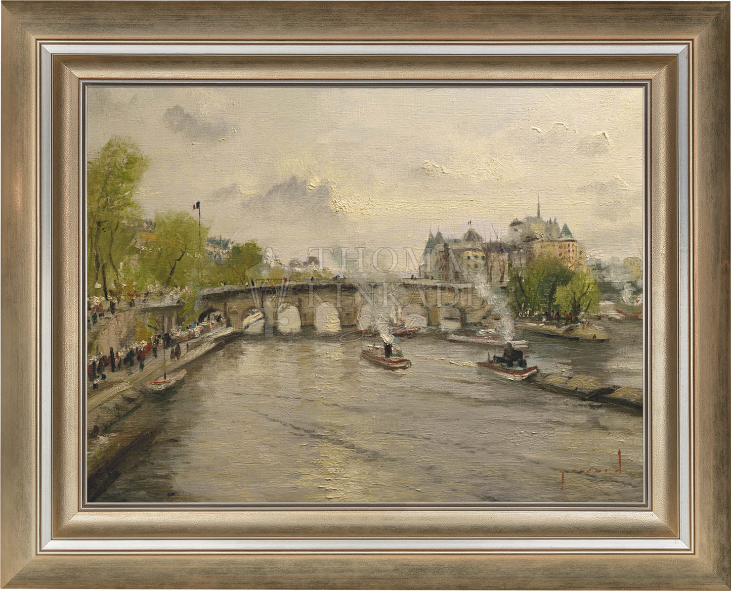 The River Seine - Limited Edition Canvas