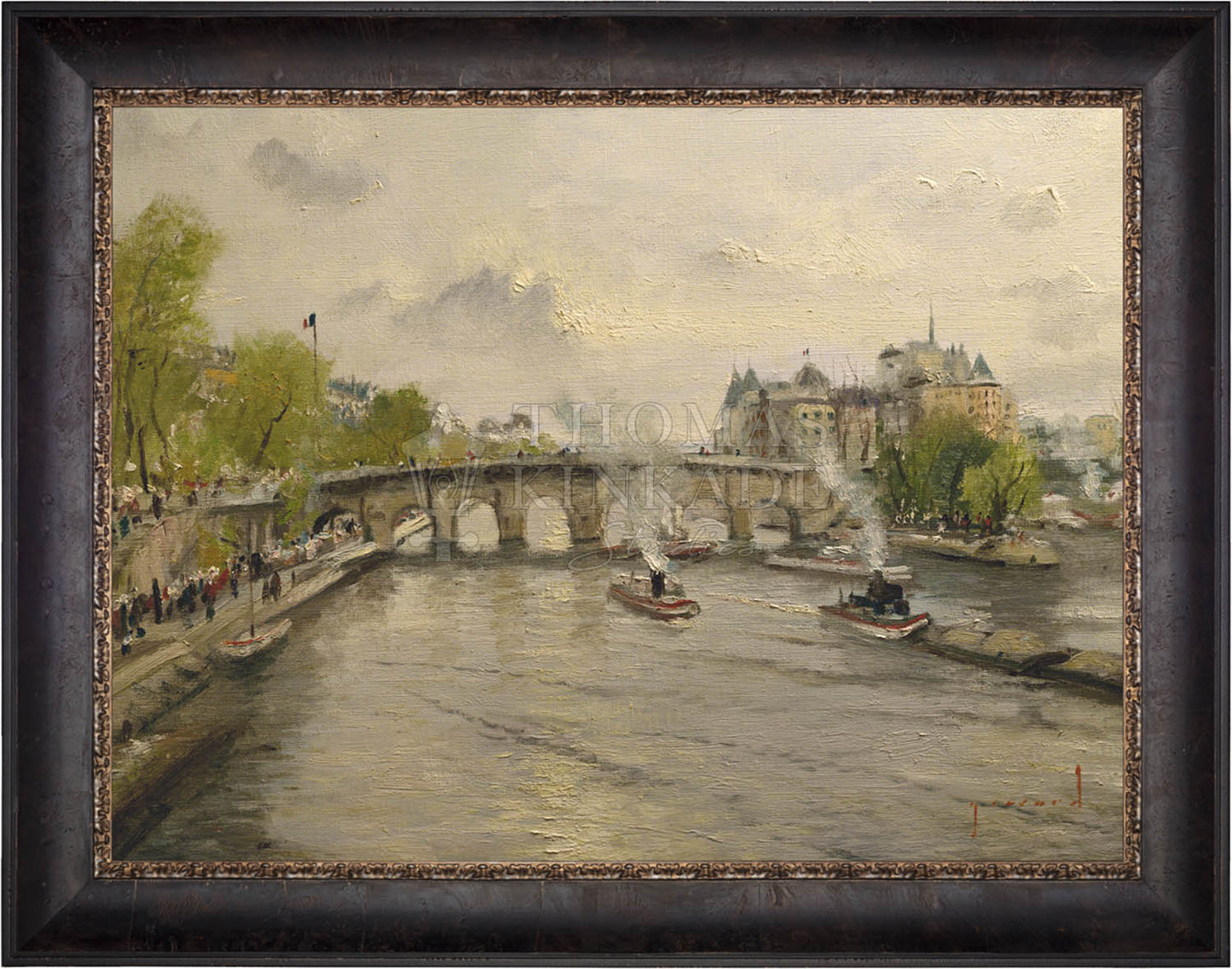 The River Seine - Limited Edition Canvas
