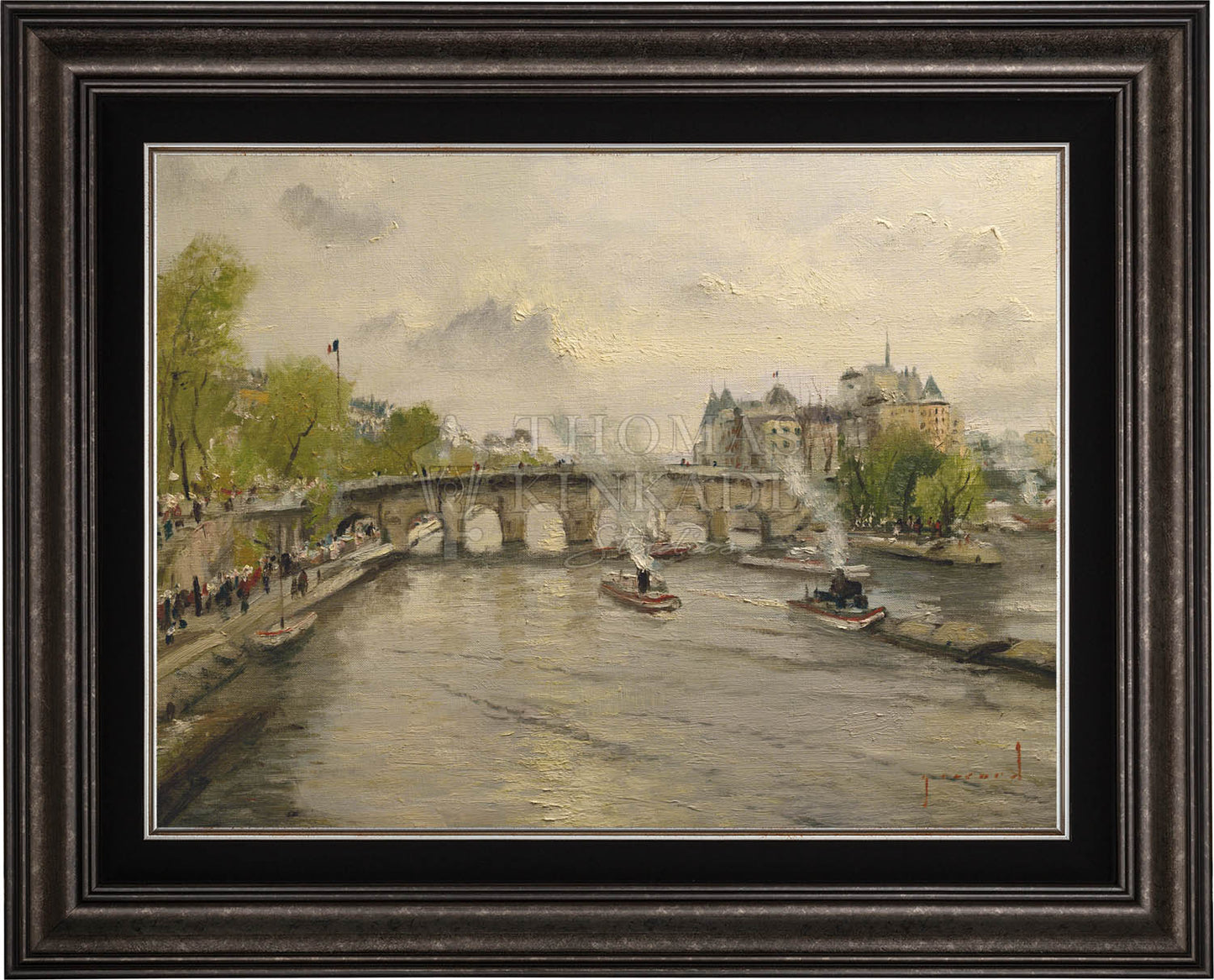 The River Seine - Limited Edition Canvas
