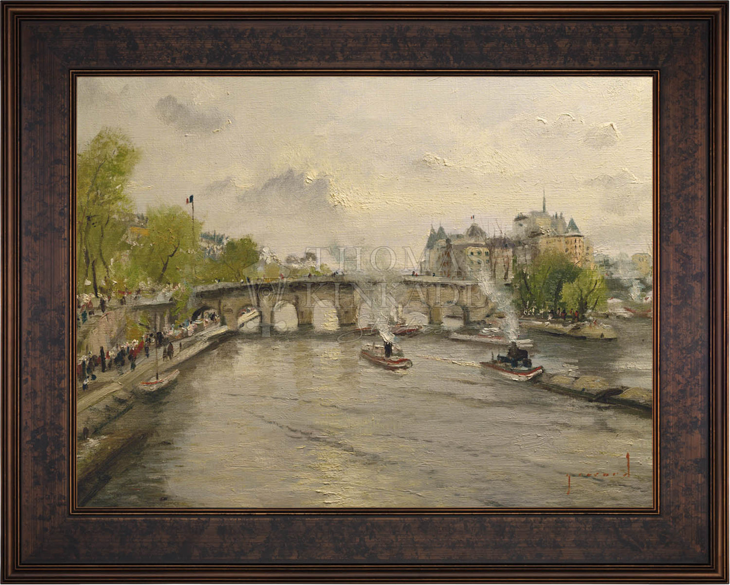 The River Seine - Limited Edition Canvas