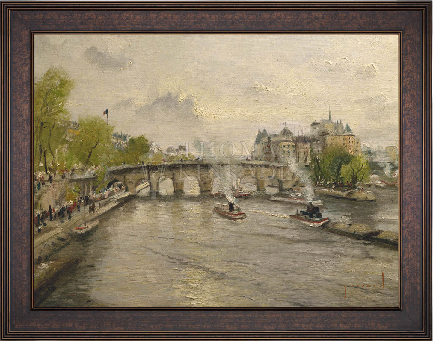 The River Seine - Limited Edition Canvas