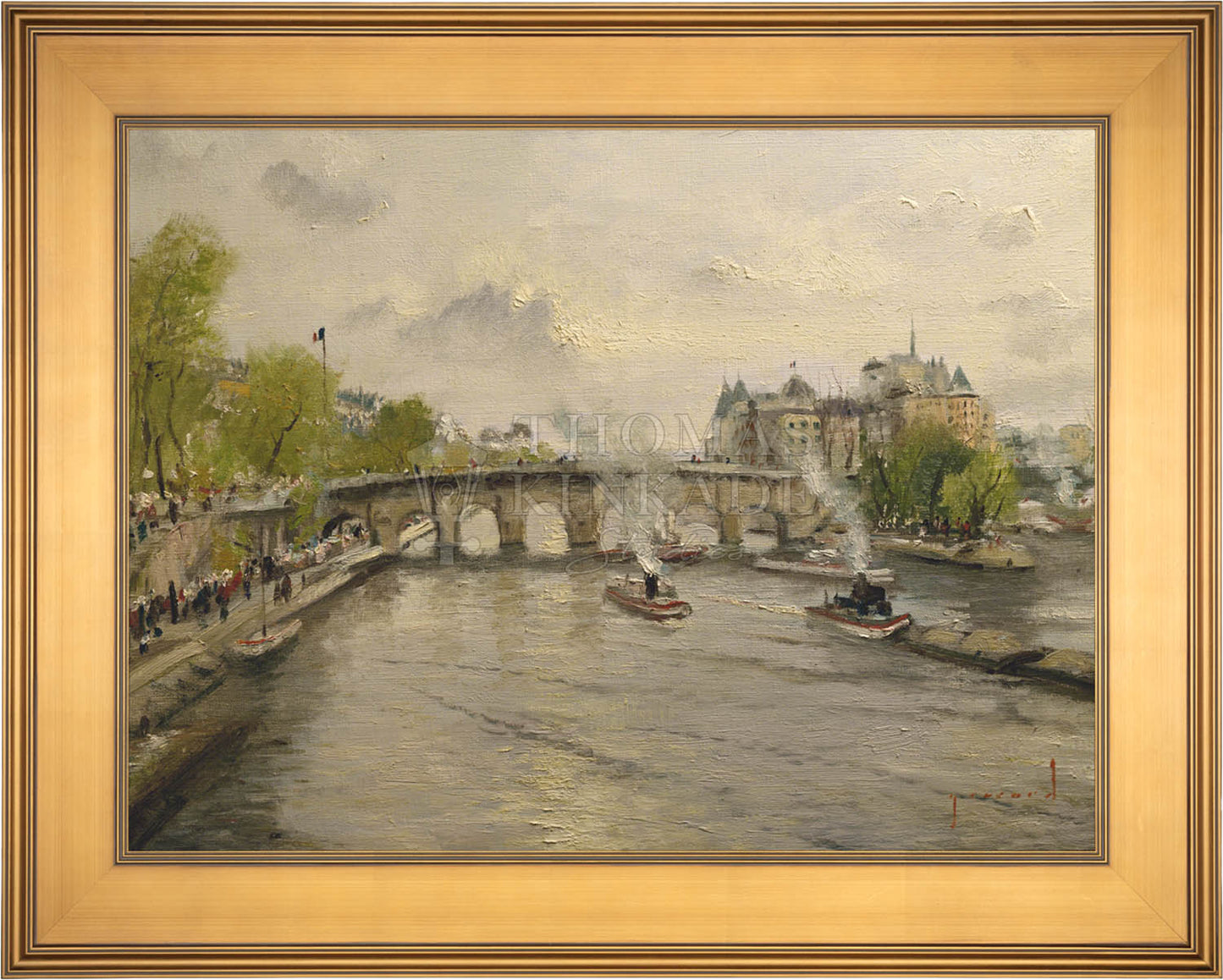 The River Seine - Limited Edition Canvas