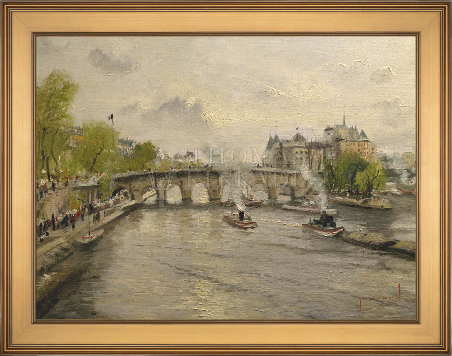 The River Seine - Limited Edition Canvas