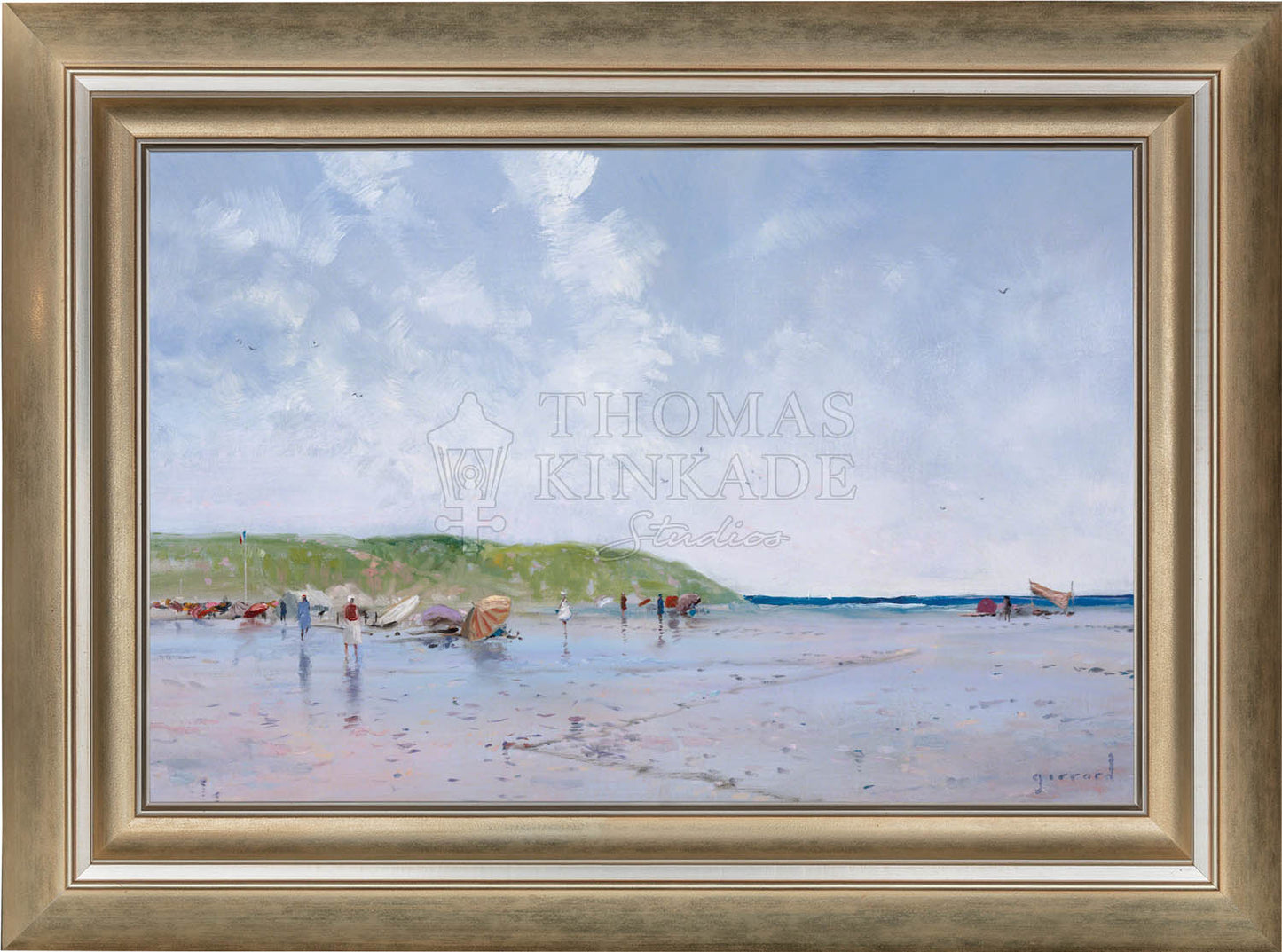 Seaside Umbrellas - Limited Edition Canvas