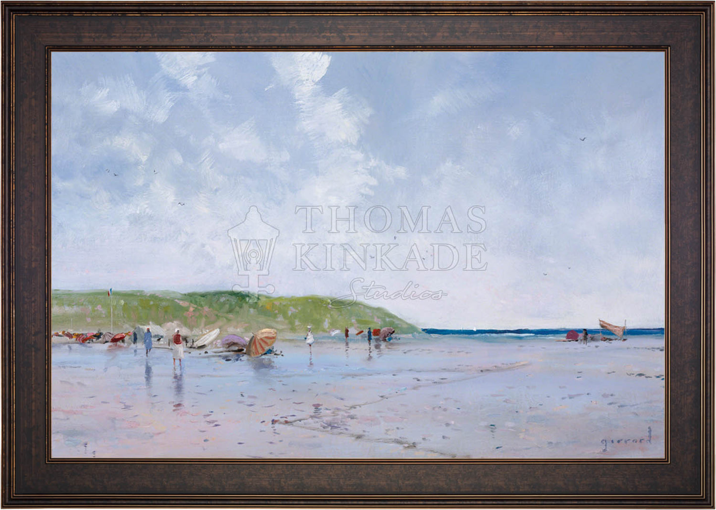 Seaside Umbrellas - Limited Edition Canvas