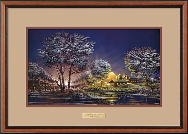 Early Morning Frost Framed Print - Wild Wings