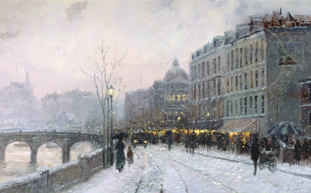Evening on the Seine - Limited Edition Canvas