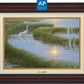 Evening Solitude—White Egret; Artist Proof Edition (AP) Master Artisan Canvas - Wild Wings