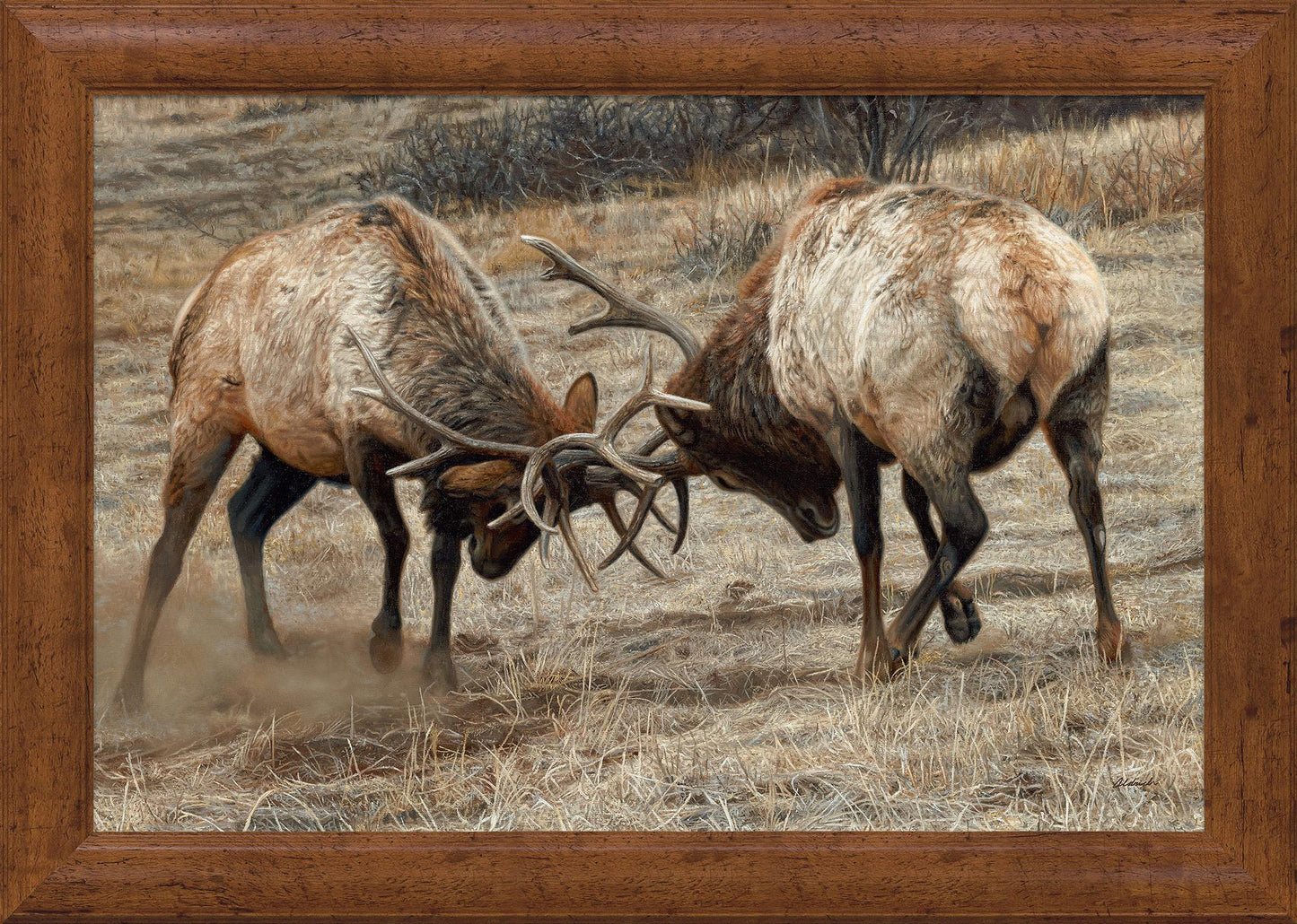 Anything for Love—Elk Limited Edition Paper Print - Wild Wings