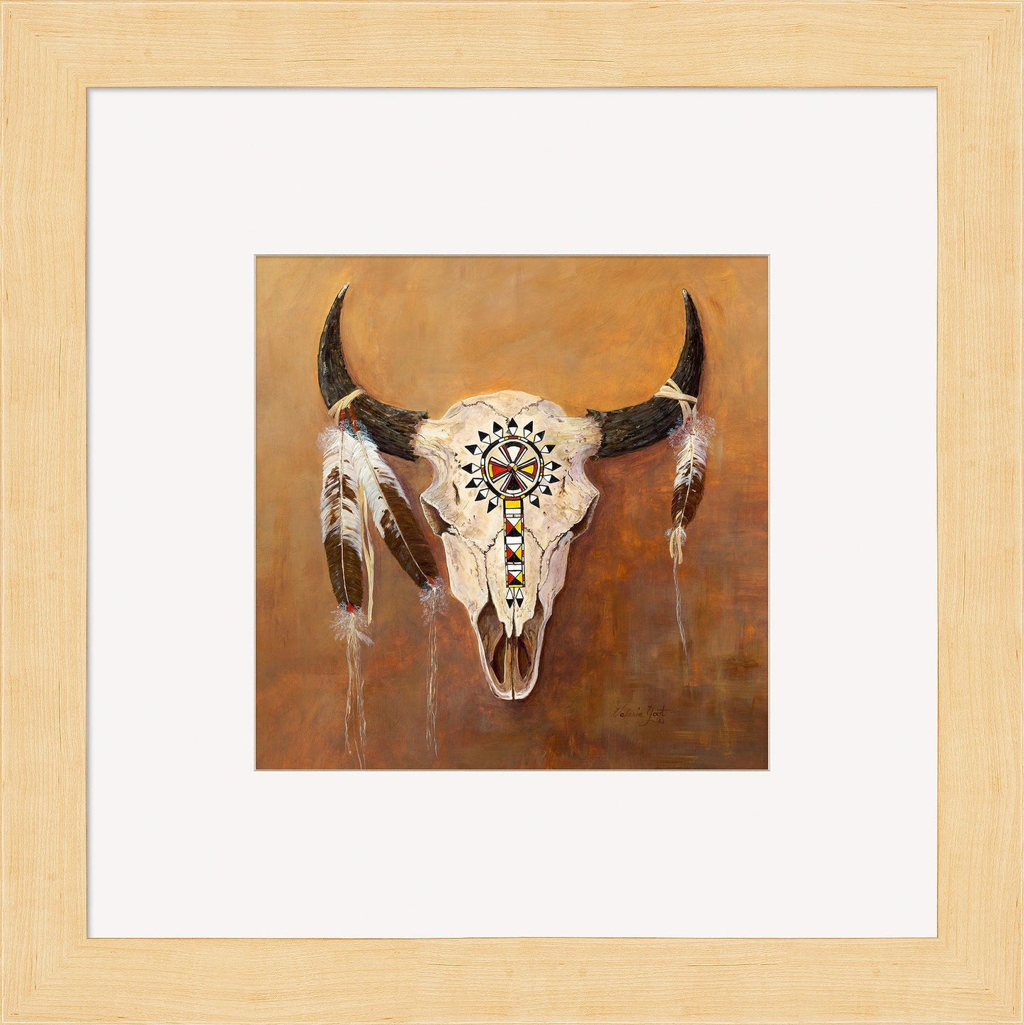 Big Medicine Skull Contempo Square - Wild Wings