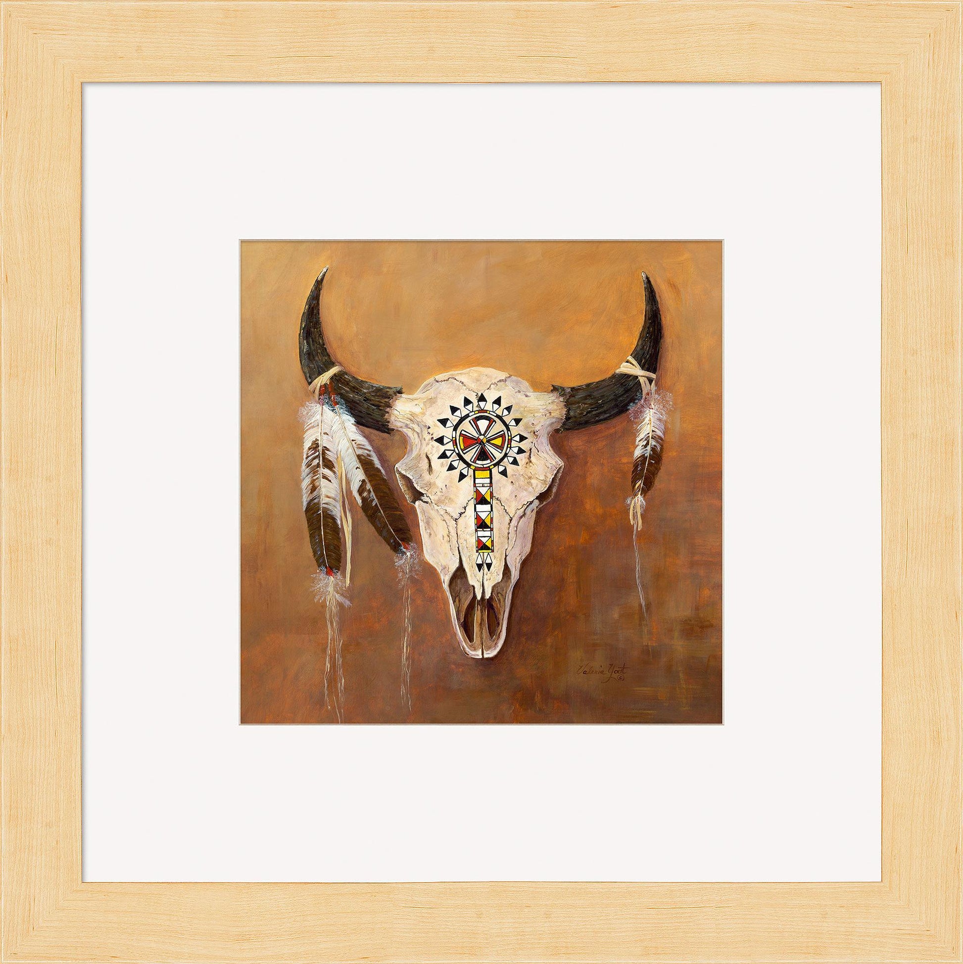 Big Medicine Skull Contempo Square - Wild Wings