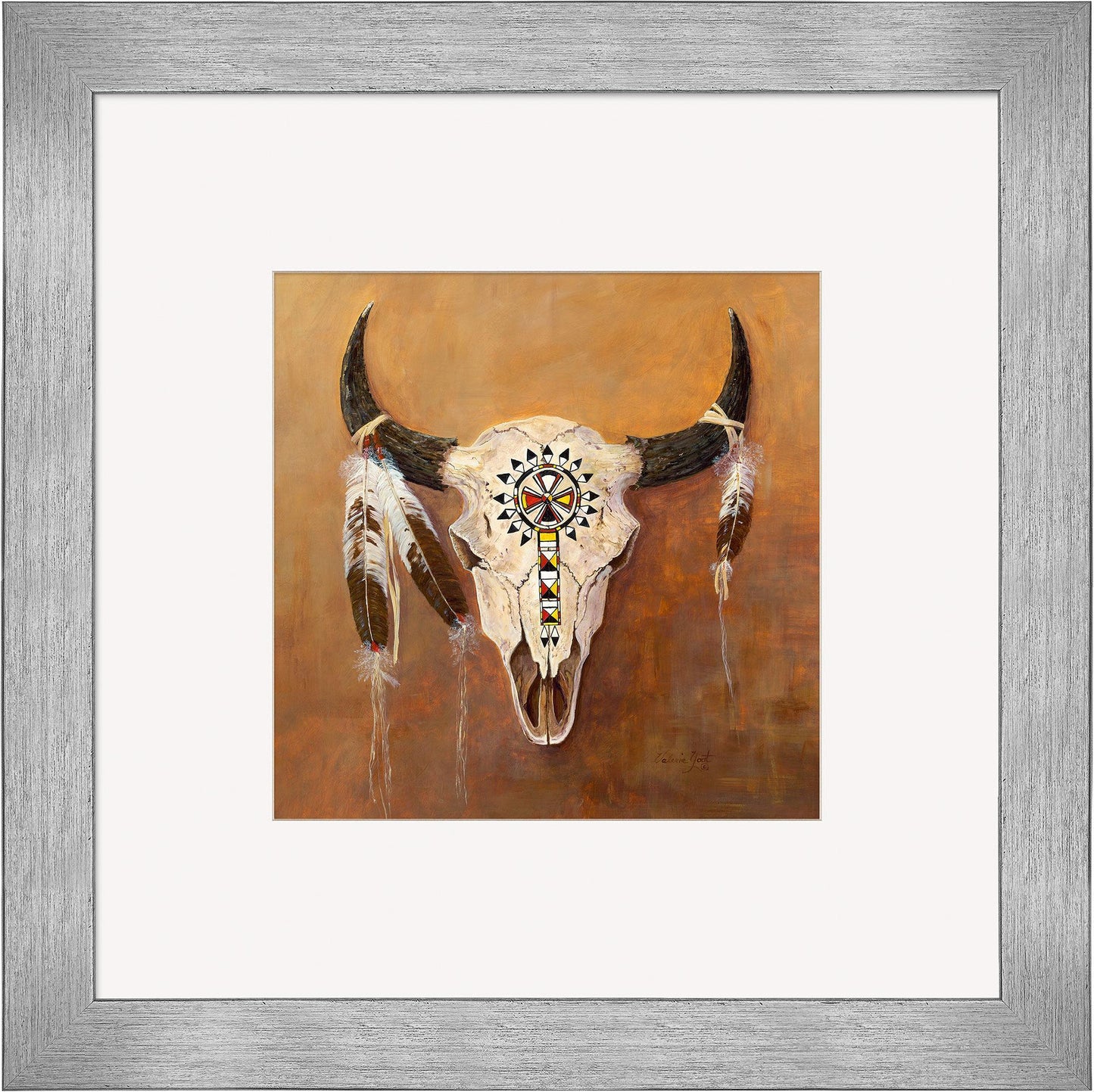 Big Medicine Skull Contempo Square - Wild Wings