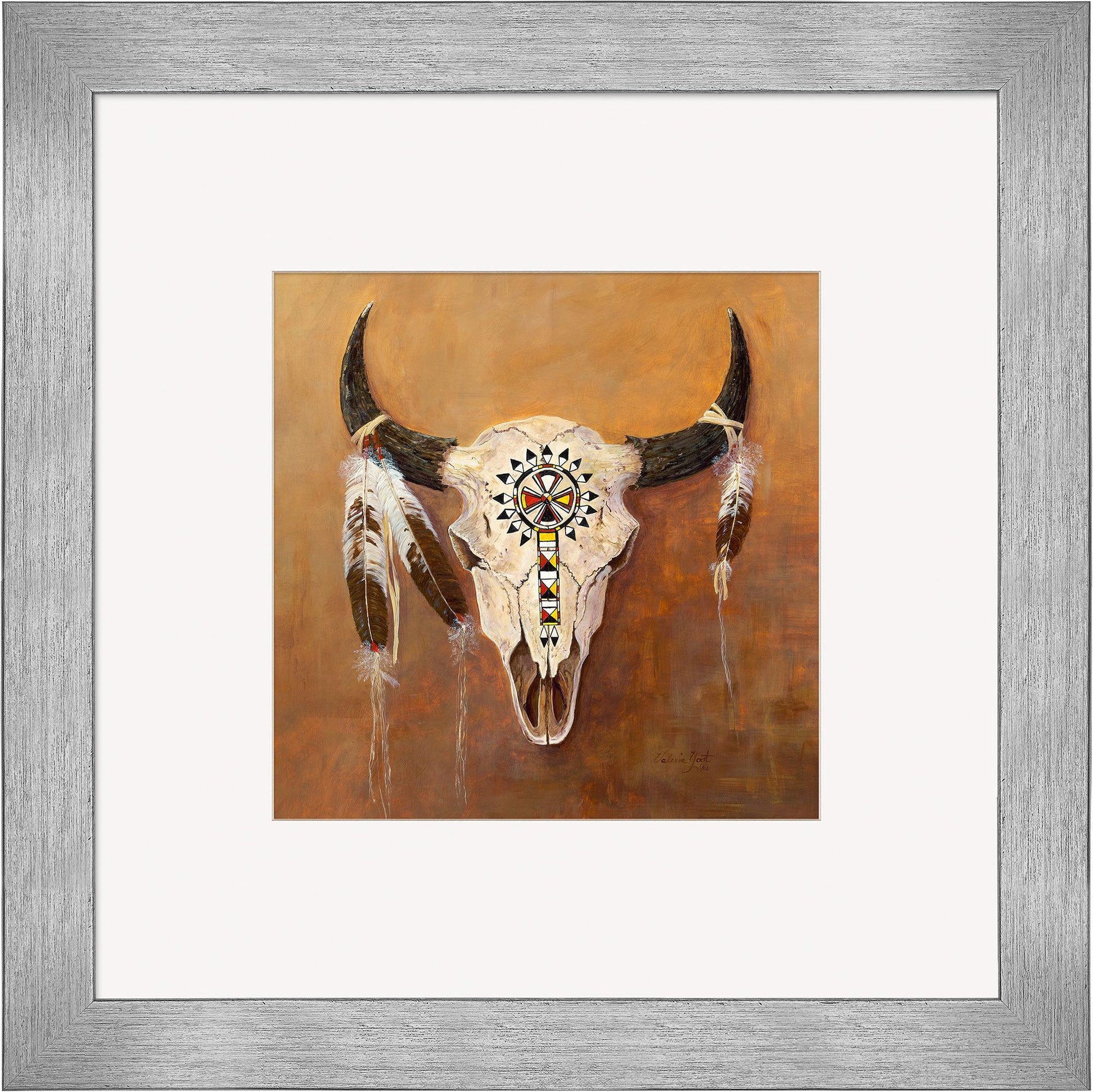 Big Medicine Skull Contempo Square - Wild Wings