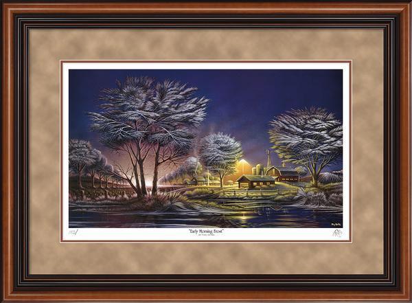 Early Morning Frost Framed Limited Edition Print - Wild Wings