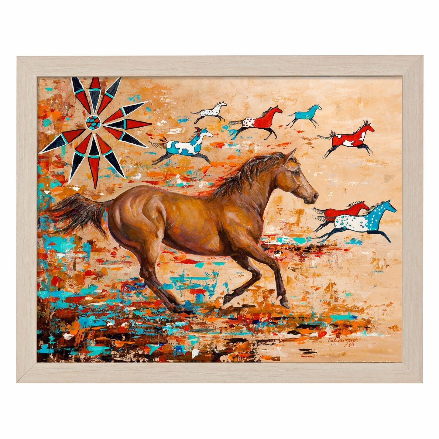 Race the Wind Standard Art Print - Wild Wings