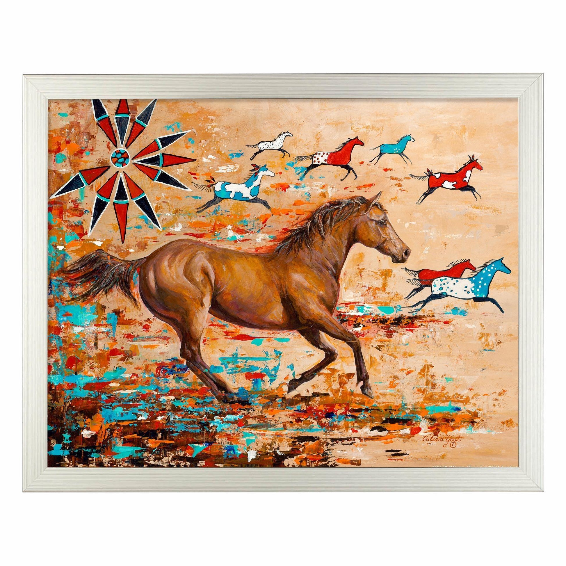 Race the Wind Standard Art Print - Wild Wings