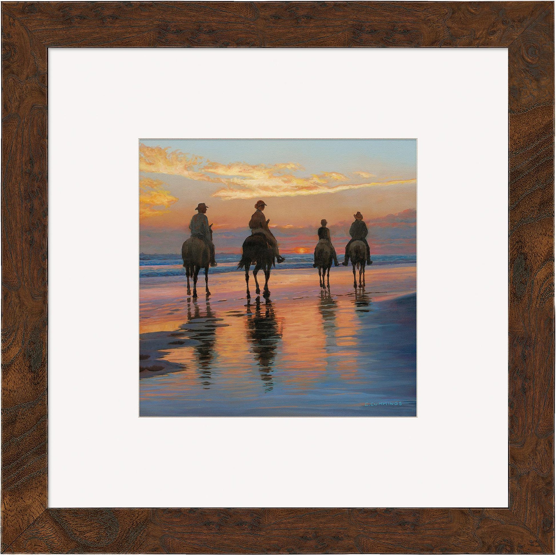 Last Light—Horses Contempo Square - Wild Wings