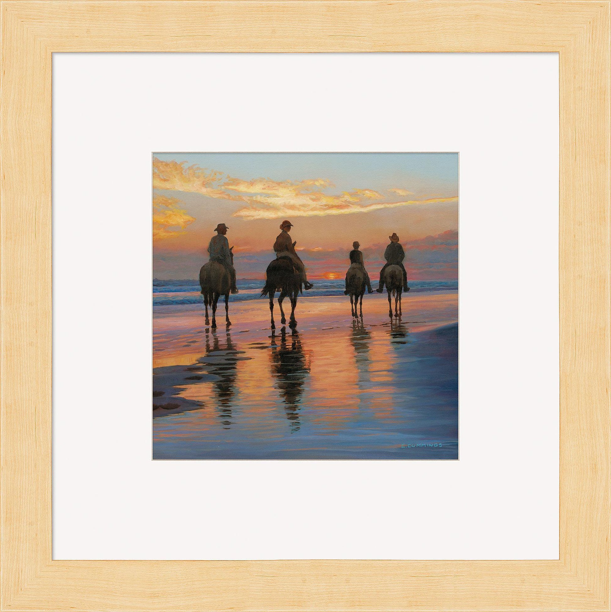 Last Light—Horses Contempo Square - Wild Wings