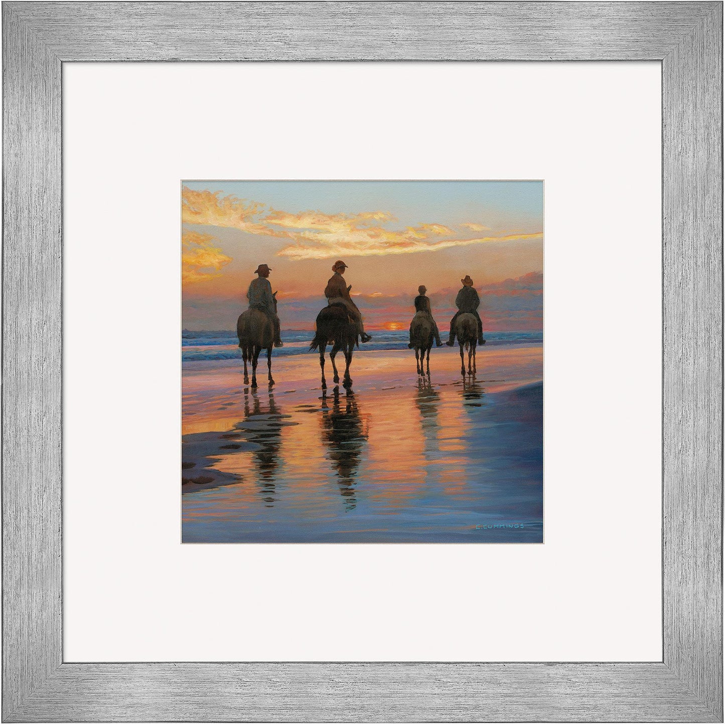 Last Light—Horses Contempo Square - Wild Wings