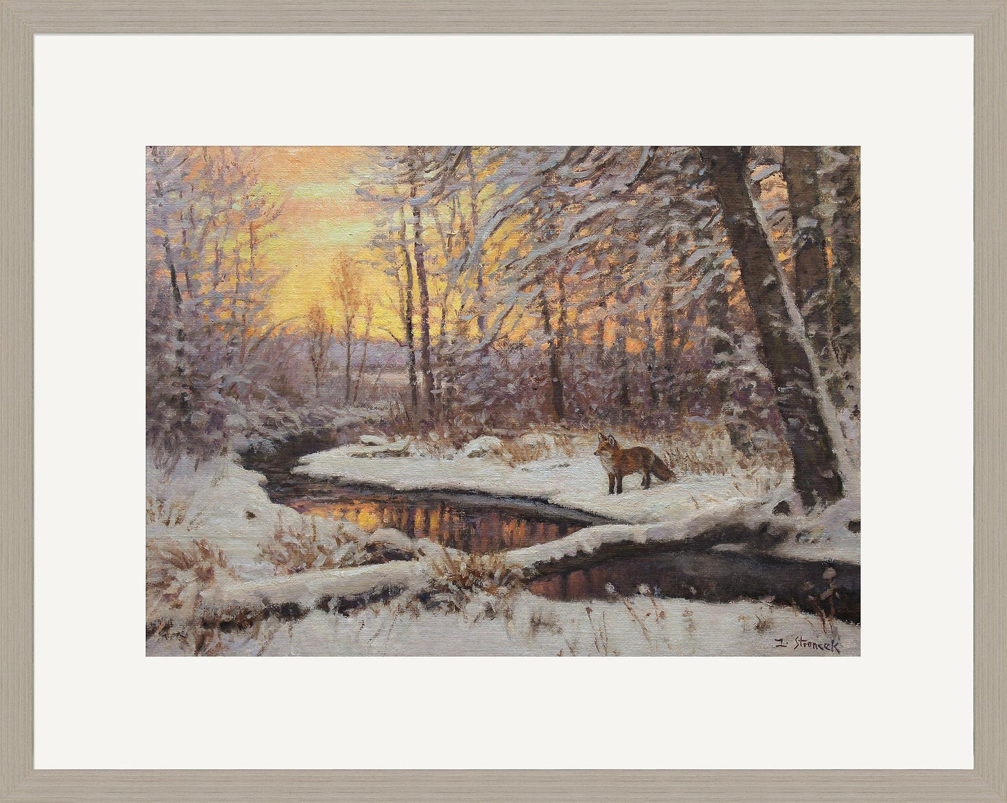 Fox at Evening—Bridger Creek - Limited Edition Paper
