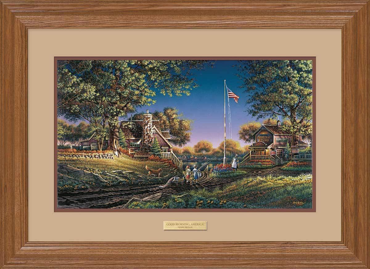 Good Morning, America Framed Encore Print - Wild Wings