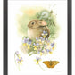 Hiding in Seaside Pansies Art Print - Wild Wings