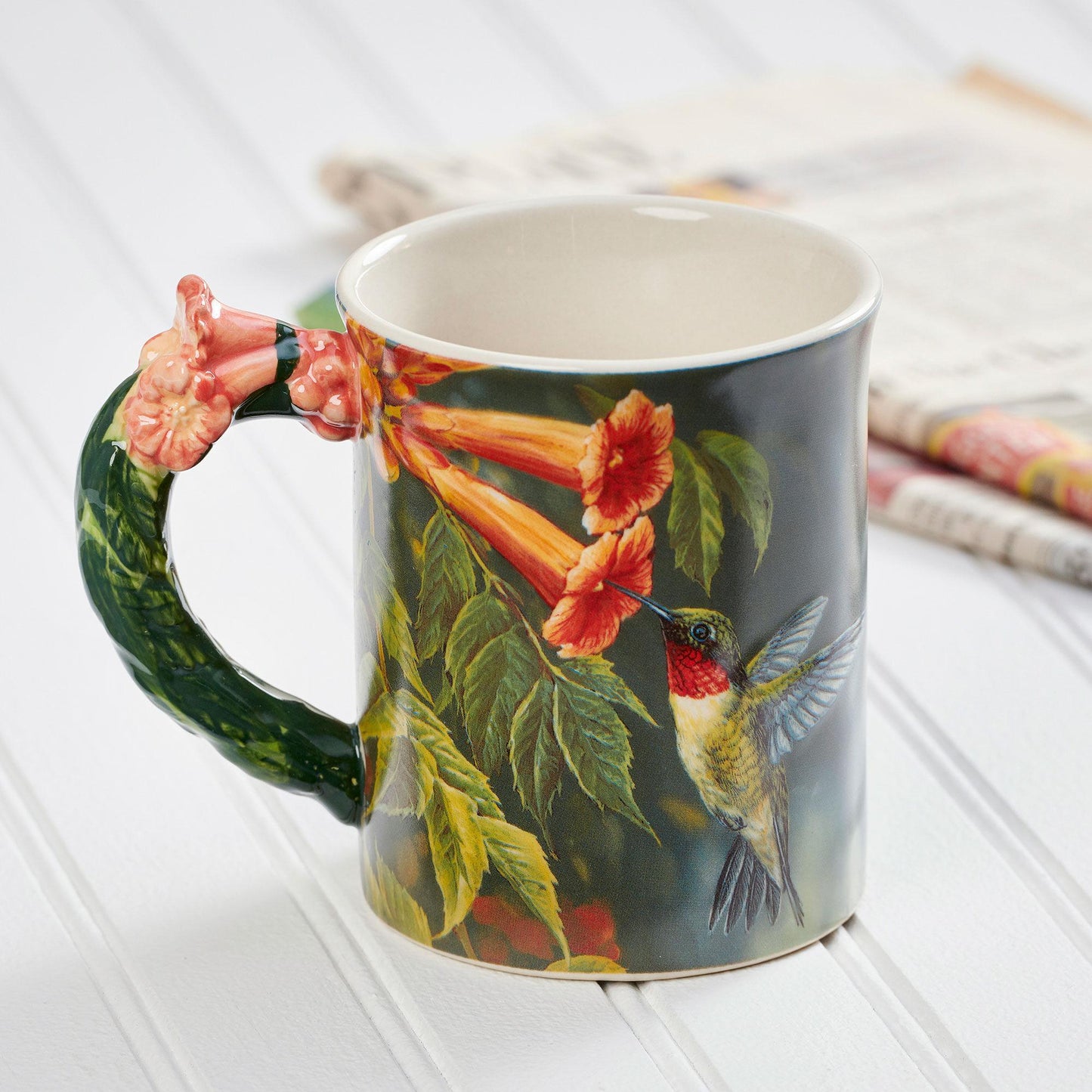 Hummingbird Sculpted Mug - Wild Wings