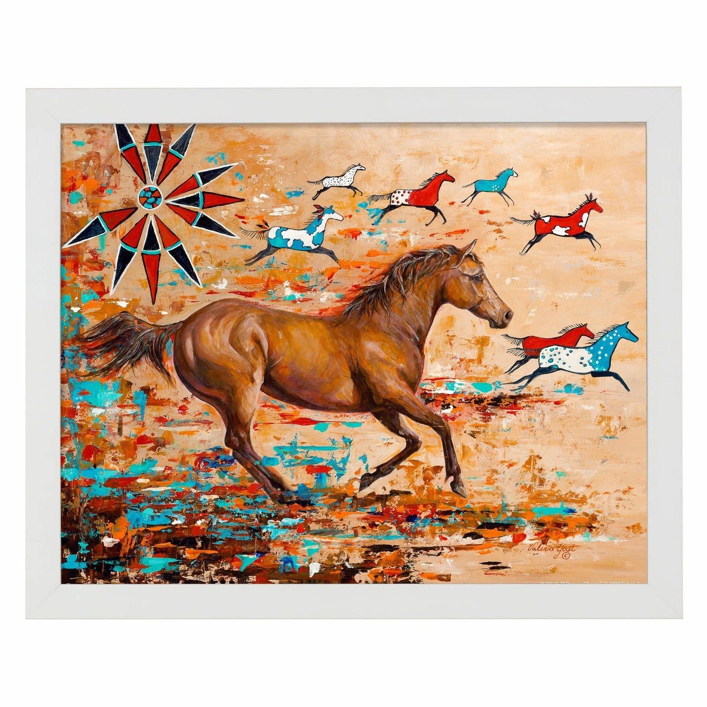 Race the Wind Standard Art Print - Wild Wings
