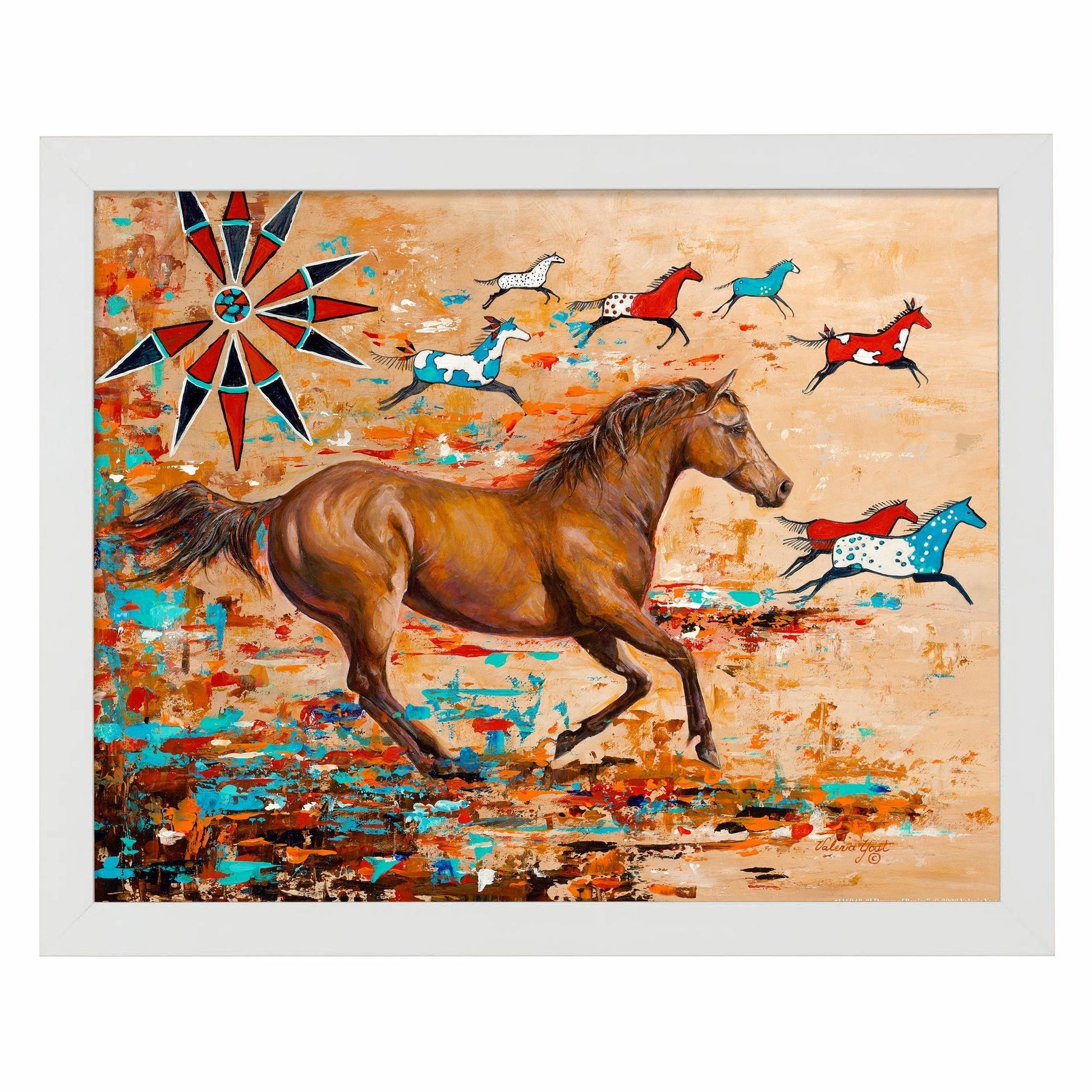 Race the Wind Standard Art Print - Wild Wings
