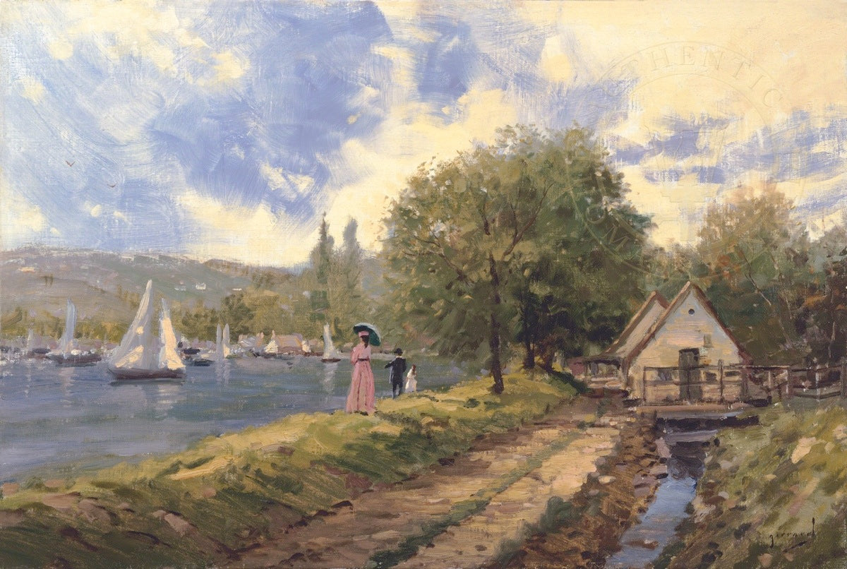 Lakeside Stroll - Limited Edition Canvas
