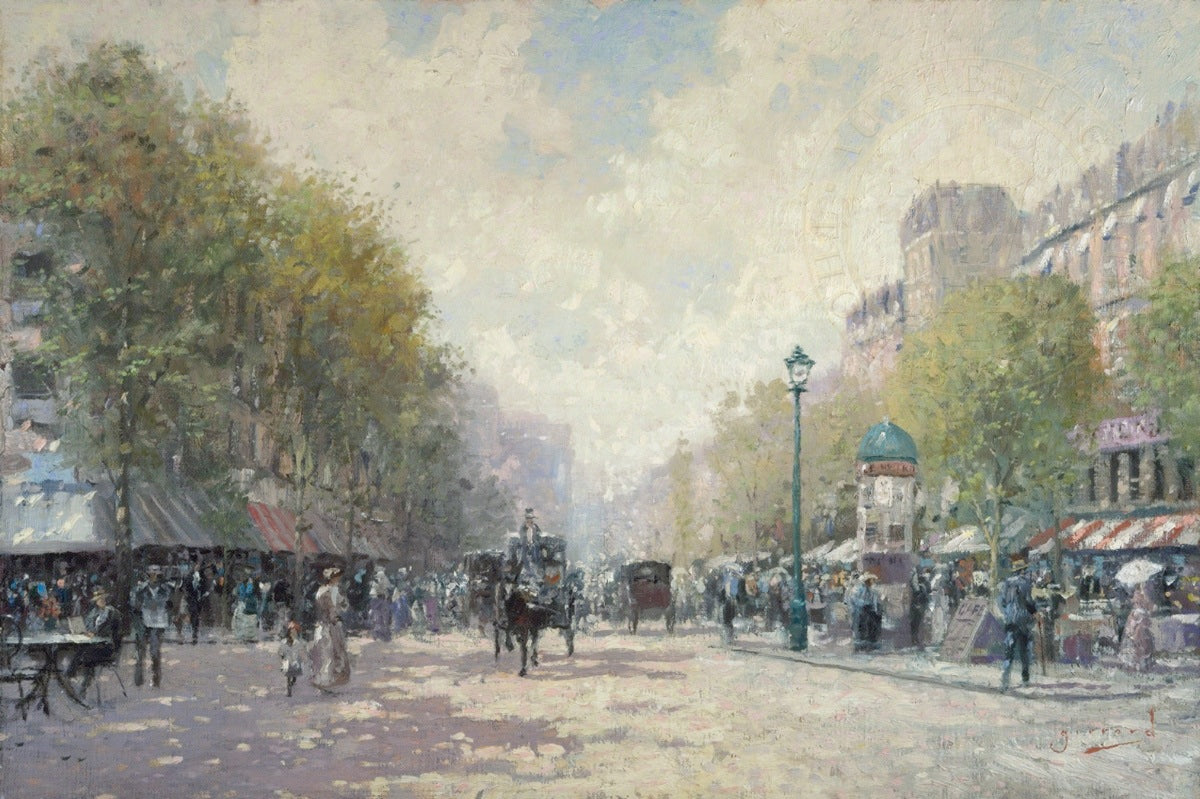 Morning on the Boulevard - Limited Edition Canvas