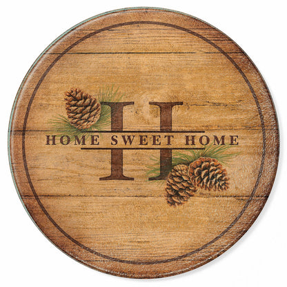 Pinecones - Round Cutting Board