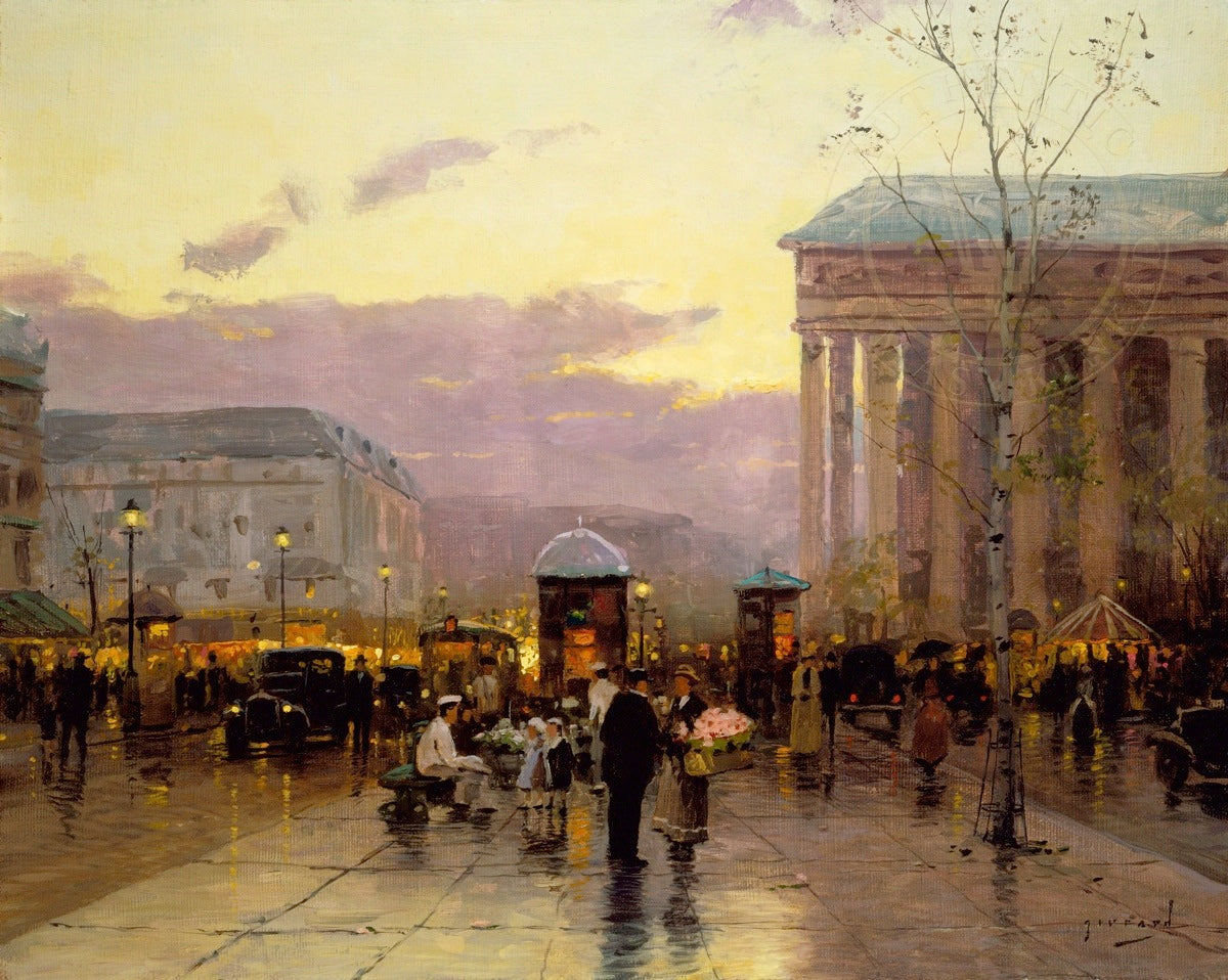 Rainy Dusk, Paris - Limited Edition Canvas