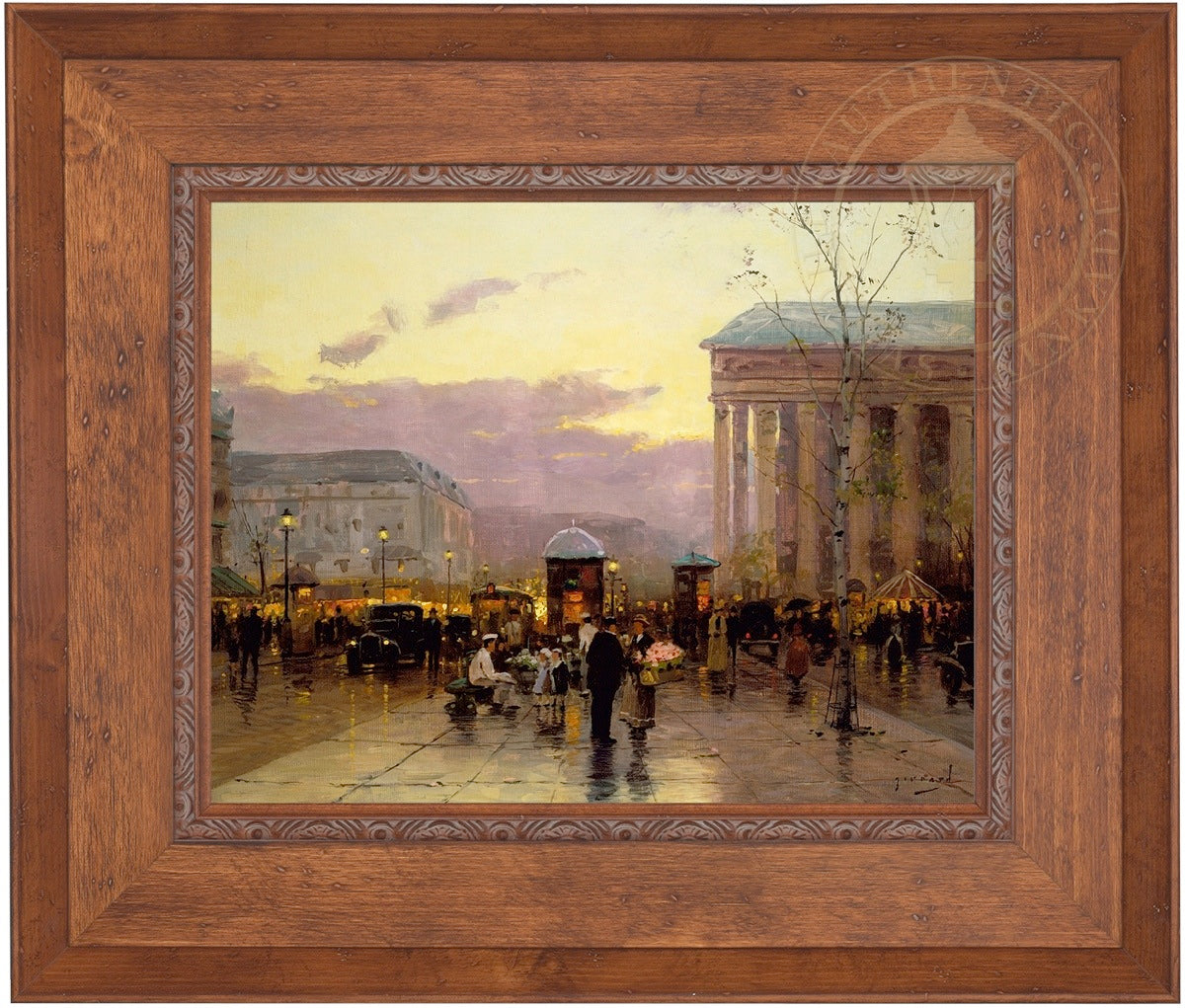 Rainy Dusk, Paris - Limited Edition Canvas