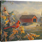 Red River Crossing—Cardinals Gallery Wrapped Canvas - Wild Wings