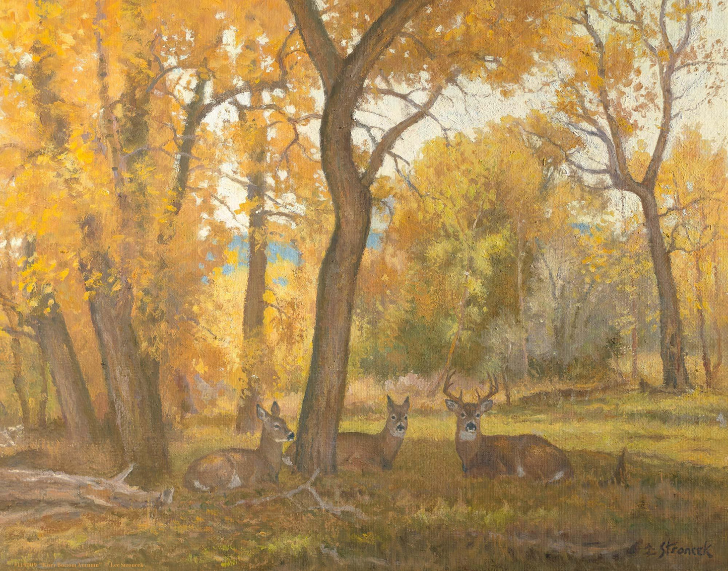 River Bottom Autumn Art Print - Wild Wings